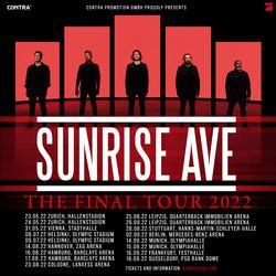 sunrise avenue tour 2022 shirt